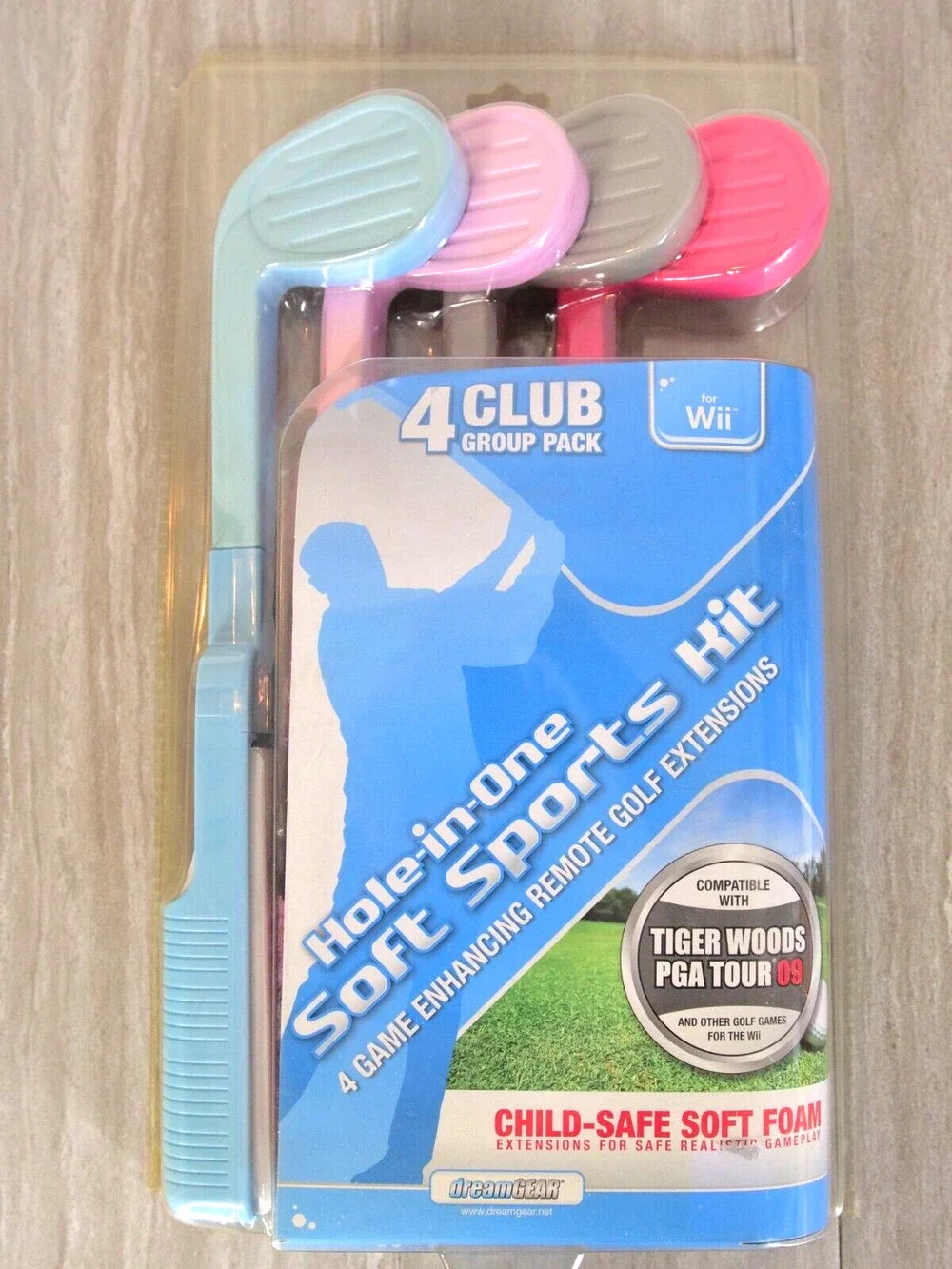 Dream GEAR Hole-in-One Soft Sports Kit 4 Club Group Pack ChildSafe Soft Foam NEW